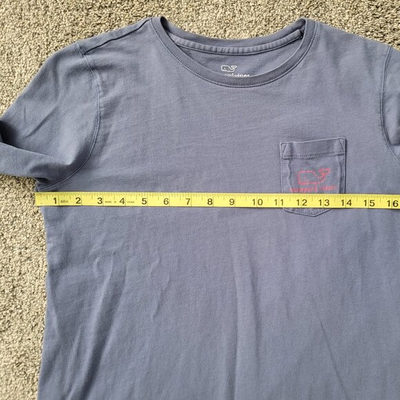 Vineyard Vines Girls Blue Long Sleeve T-Shirt X-Large 16 - Picture 7 of 9